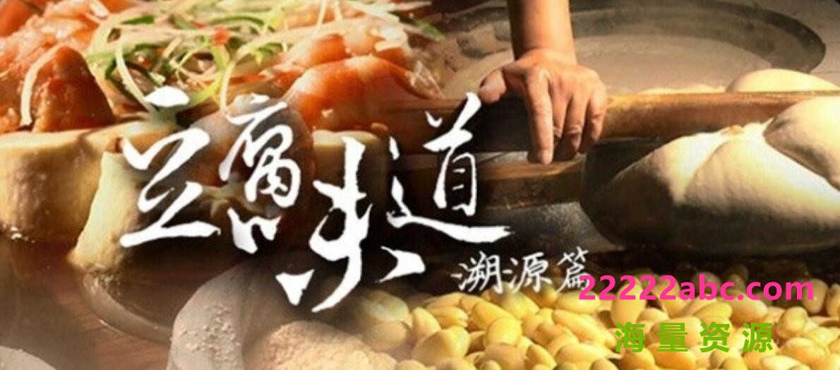 [网盘下载]大型美食人文纪录片《豆腐味道》全7集 720P高清纪录片